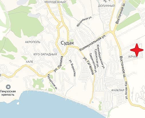 на карте города улица Чобан-Заде 20